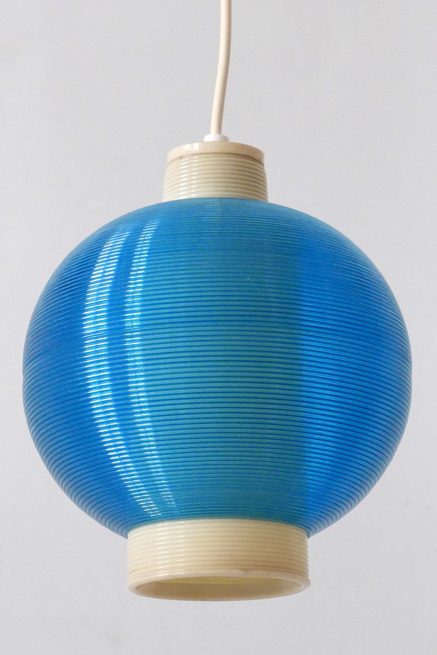 Rare Mid-Century Modern Rotaflex Pendant Lamp by Yasha Heifetz USA 1960s For Sale 6
