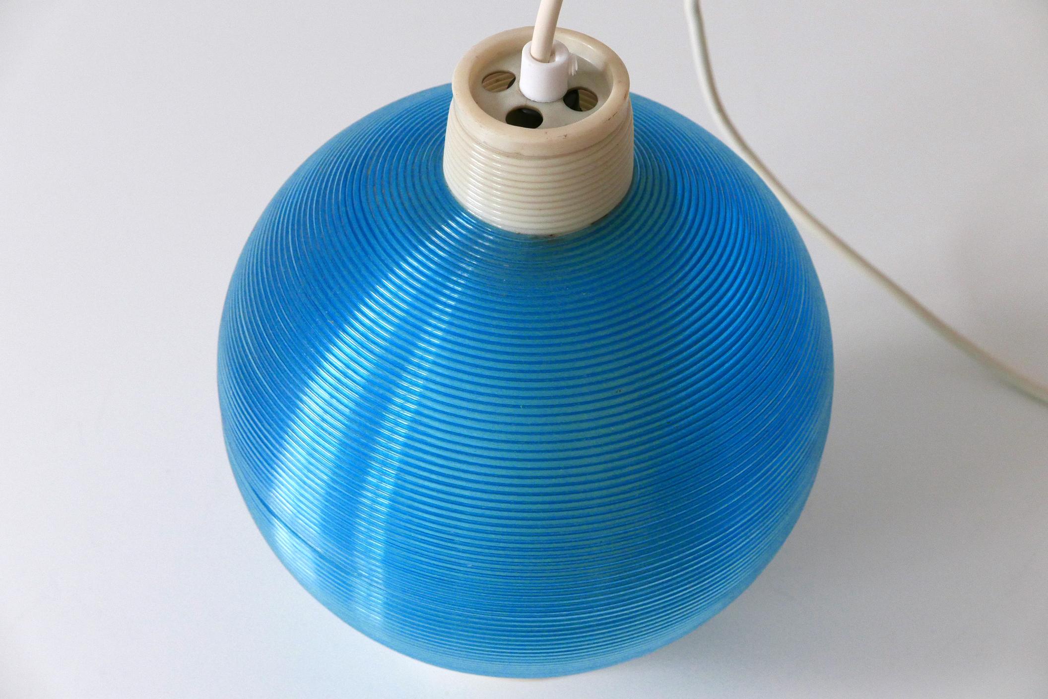 Rare Mid-Century Modern Rotaflex Pendant Lamp by Yasha Heifetz USA 1960s For Sale 9