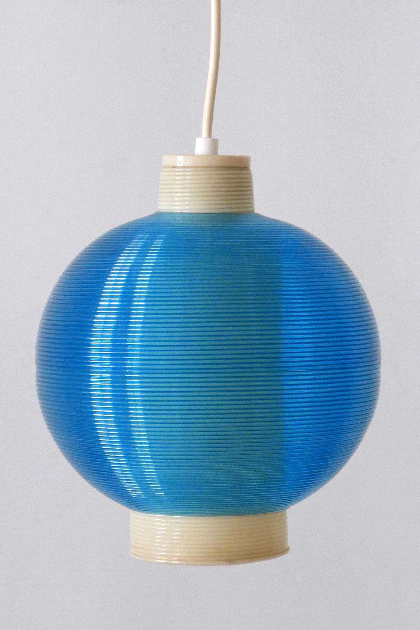 Rare Mid-Century Modern Rotaflex Pendant Lamp by Yasha Heifetz USA 1960s For Sale 2