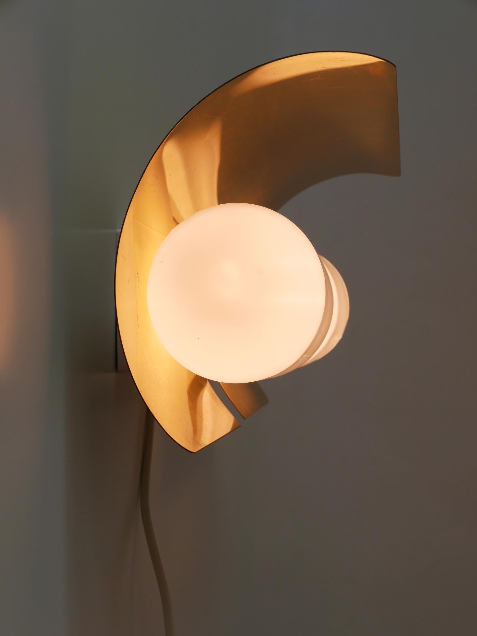 Rare Mid Century Modern Sconce by Hans-Agne Jakobsson for AB Markaryd 1950s For Sale 8