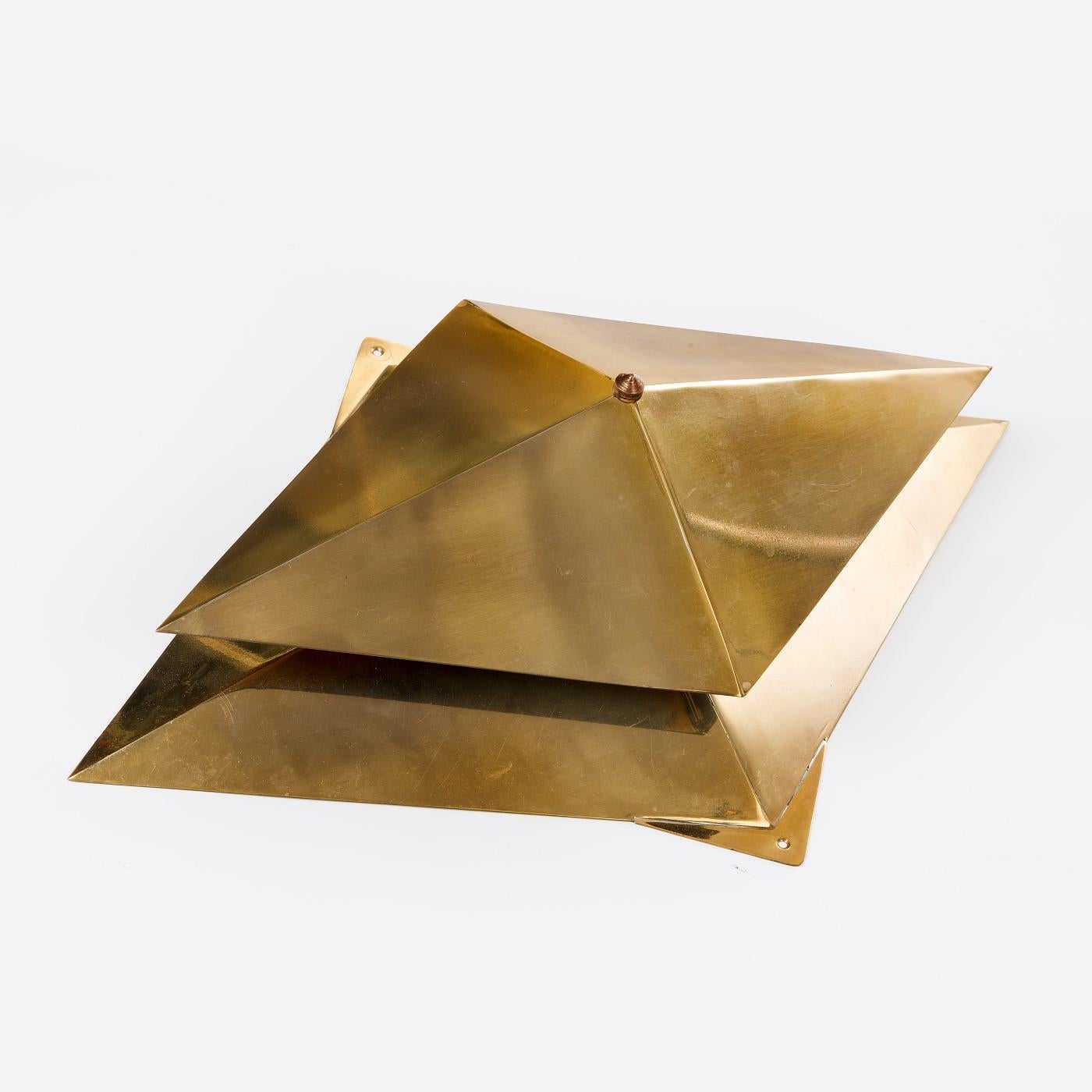 Mid-Century Modern Rare Mid Century Modern 'Scudo' wallight by Gabriella Crespi (1922-2017)