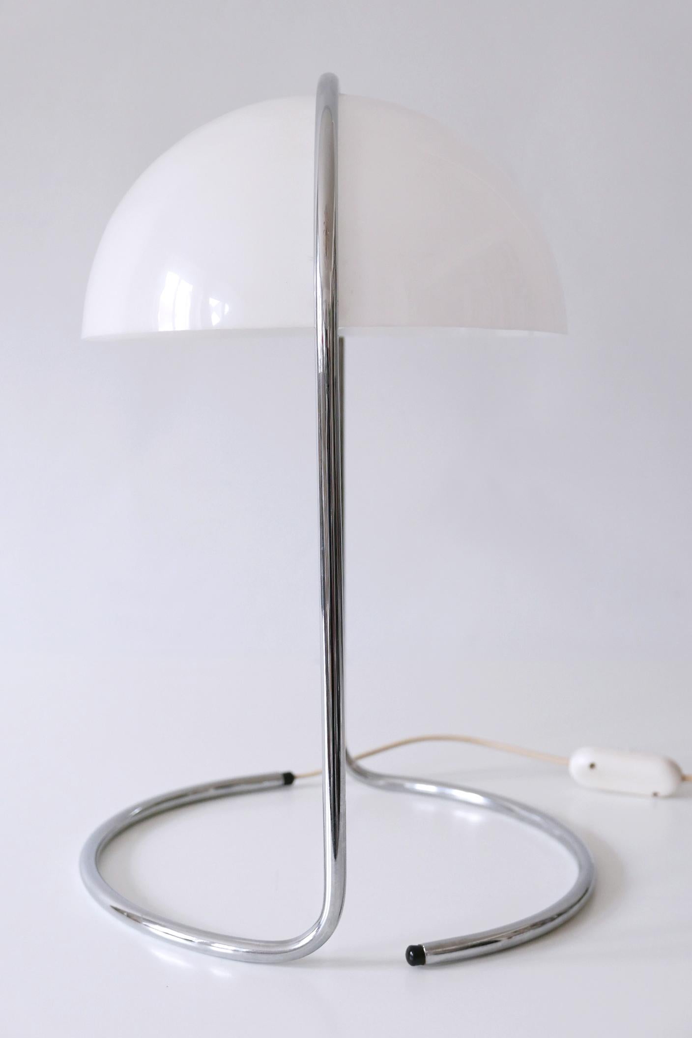 Rare Mid-Century Modern Table Lamp MIRI by Neal Small for Nessen, 1970s, USA 4