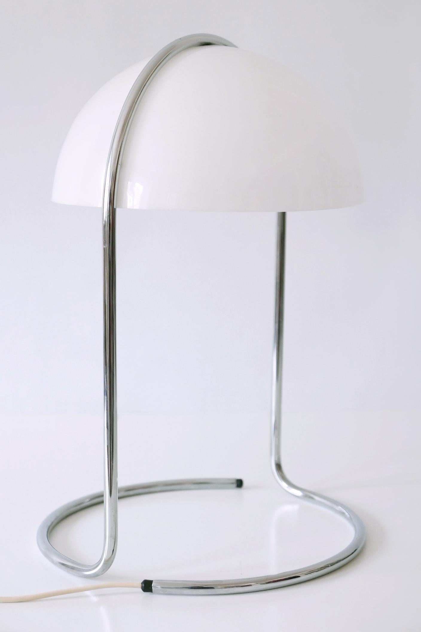 Rare Mid-Century Modern Table Lamp MIRI by Neal Small for Nessen, 1970s, USA 8