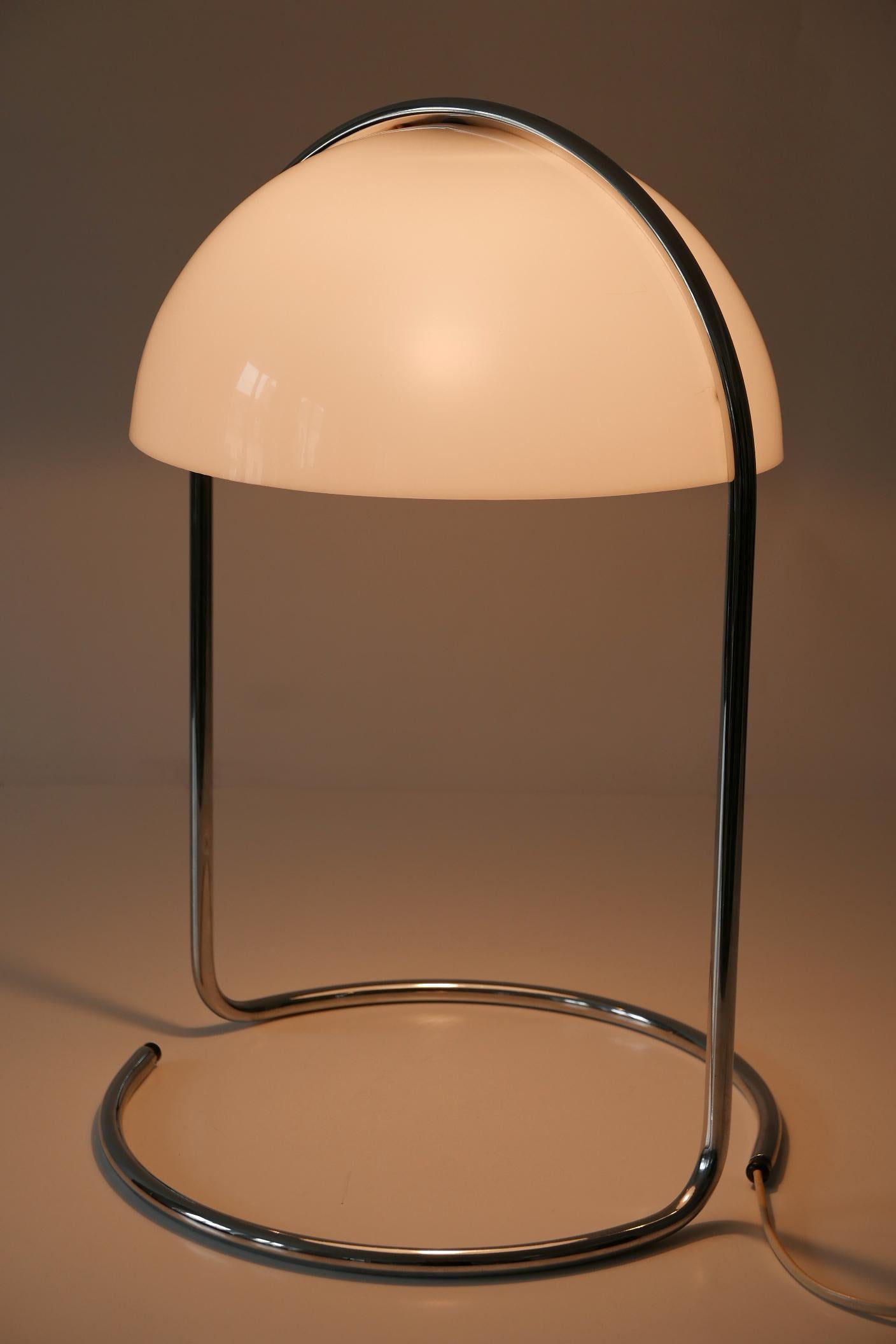 Plated Rare Mid-Century Modern Table Lamp MIRI by Neal Small for Nessen, 1970s, USA