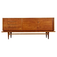 Rare buffet danois moderne du milieu du siècle dernier en teck, années 1960