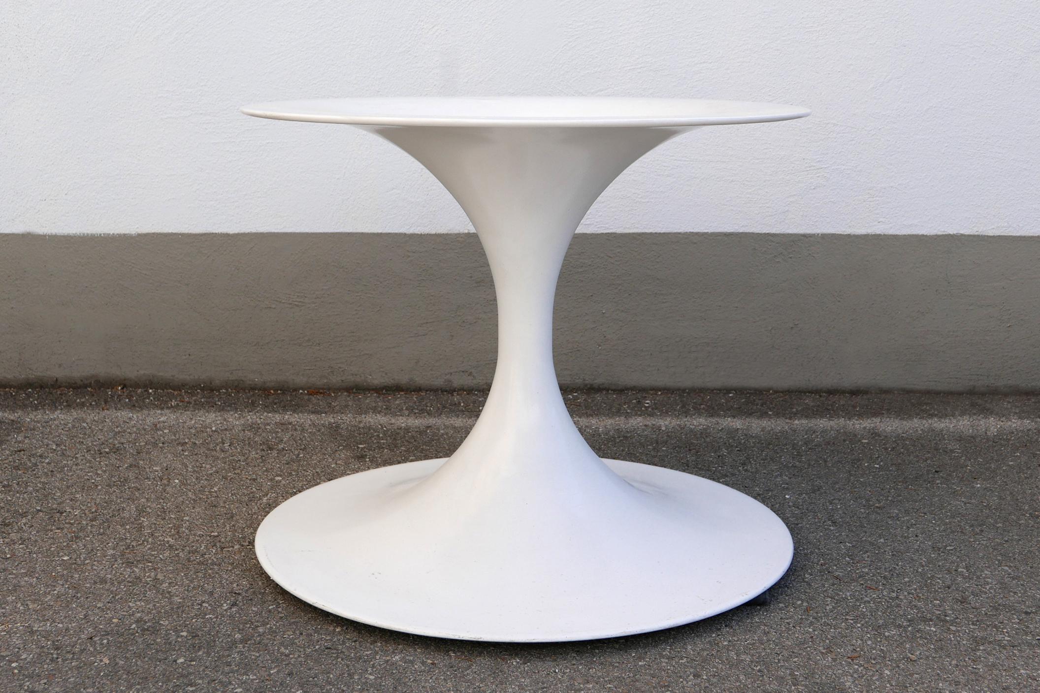 Rare Mid-Century Modern Tulip Base Marble Coffee Table by Honsel, Germany, 1960s For Sale 9