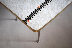 Rare Midcentury Mosaic Coffee Table by Berthold Muller