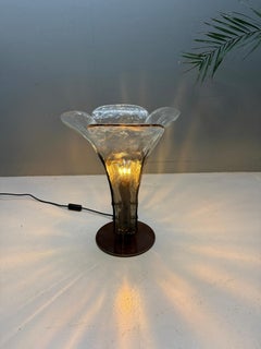 Rare Mid-Century Murano table lamp by Carlo Nason for Mazzega -Italy-