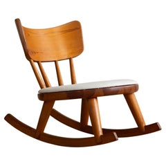 Rare Mid Century Rocking Chair by Torsten Claeson