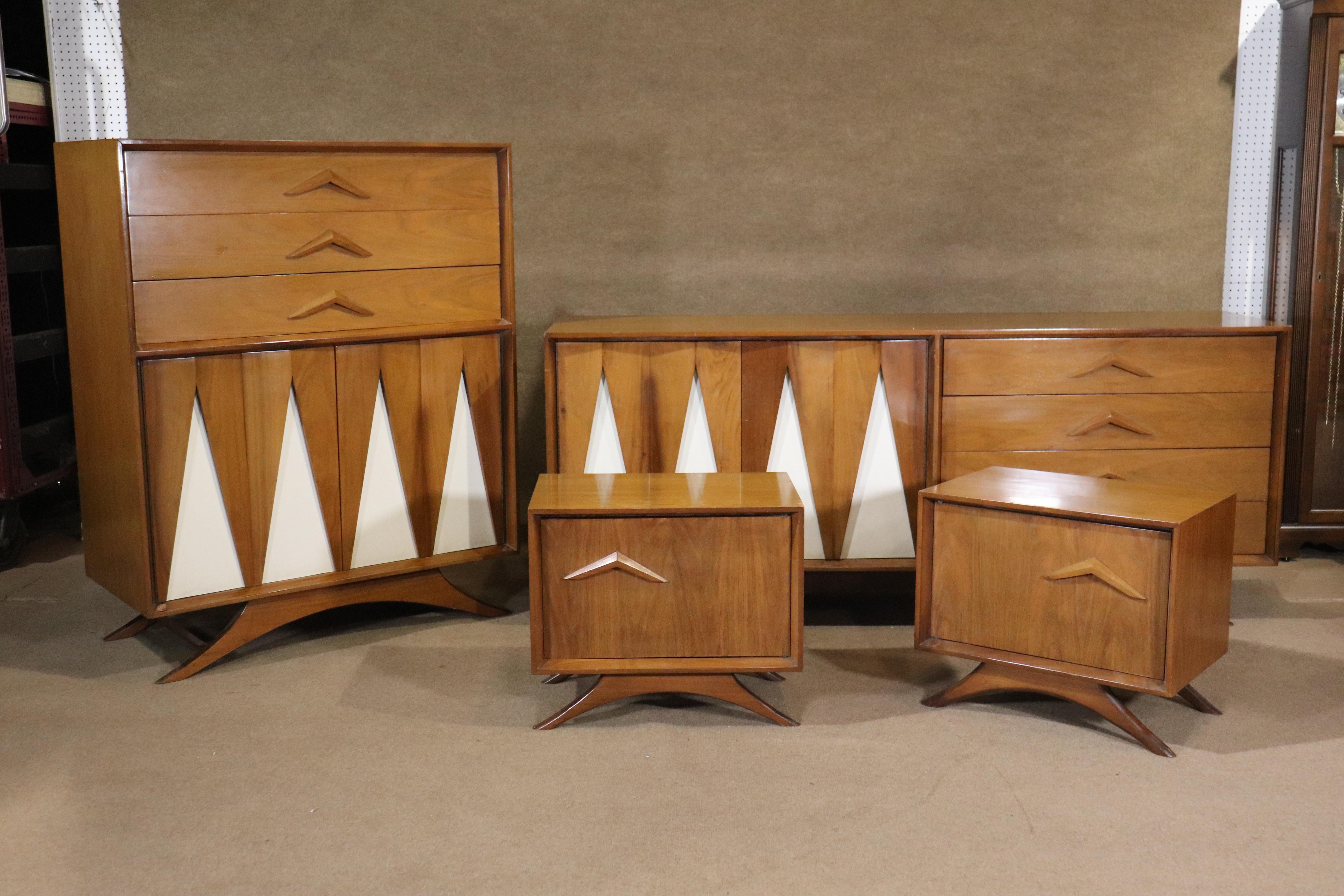 Rare Mid-Century Sculpted End Tables For Sale 6