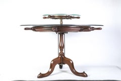 Rare Midcentury Ship's Wheel Center Table