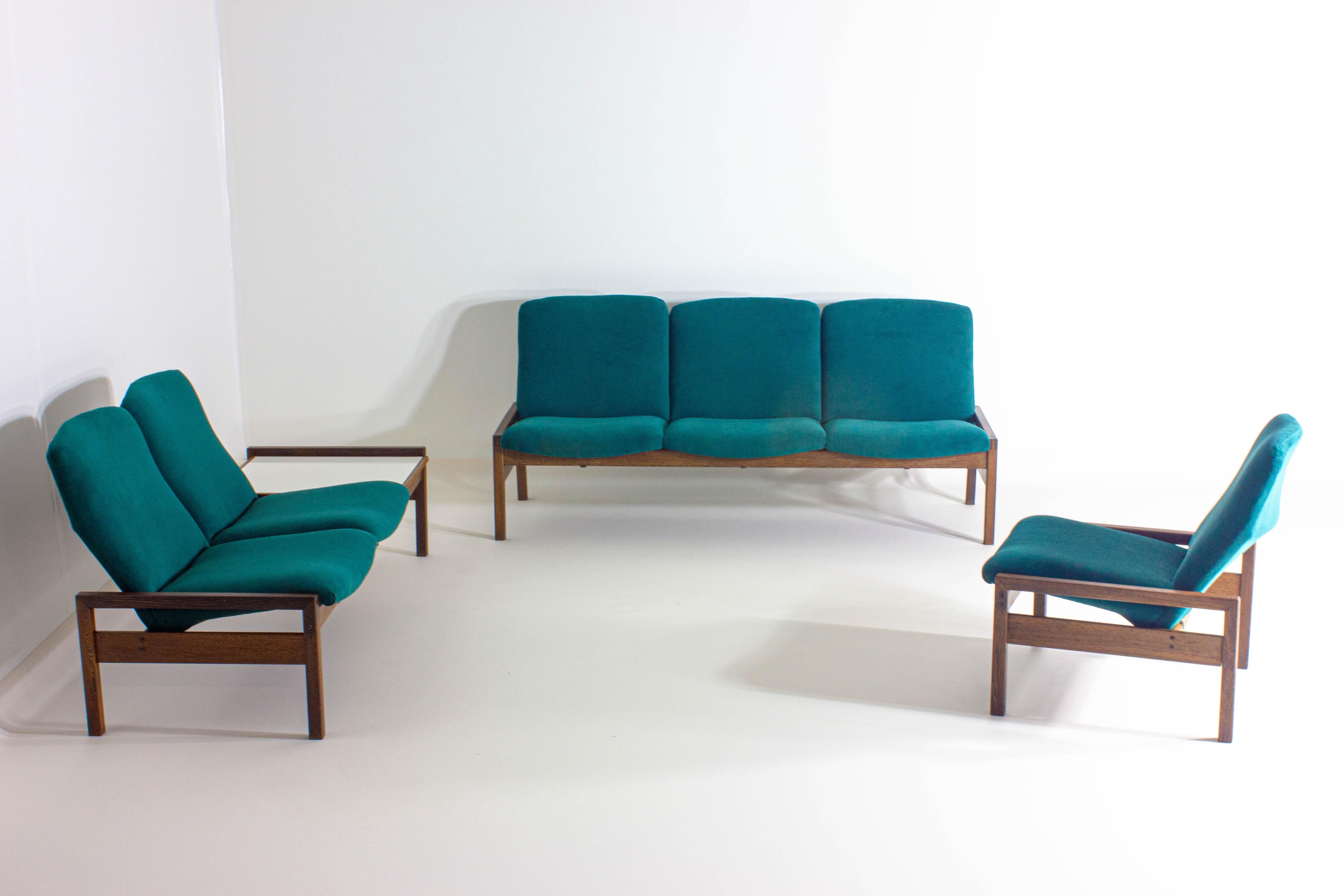 Mid-Century Modern Rare mid-century sitting corner by Georges van Rijck, 1960s Belgium For Sale
