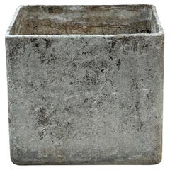 Rare Mid-Century Square Eternit Planter by Willy Guhl