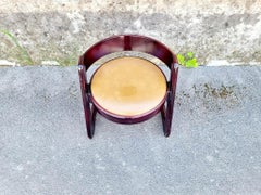 Rare Midcentury Stool Produced by Mario Sabot, Italy 70s