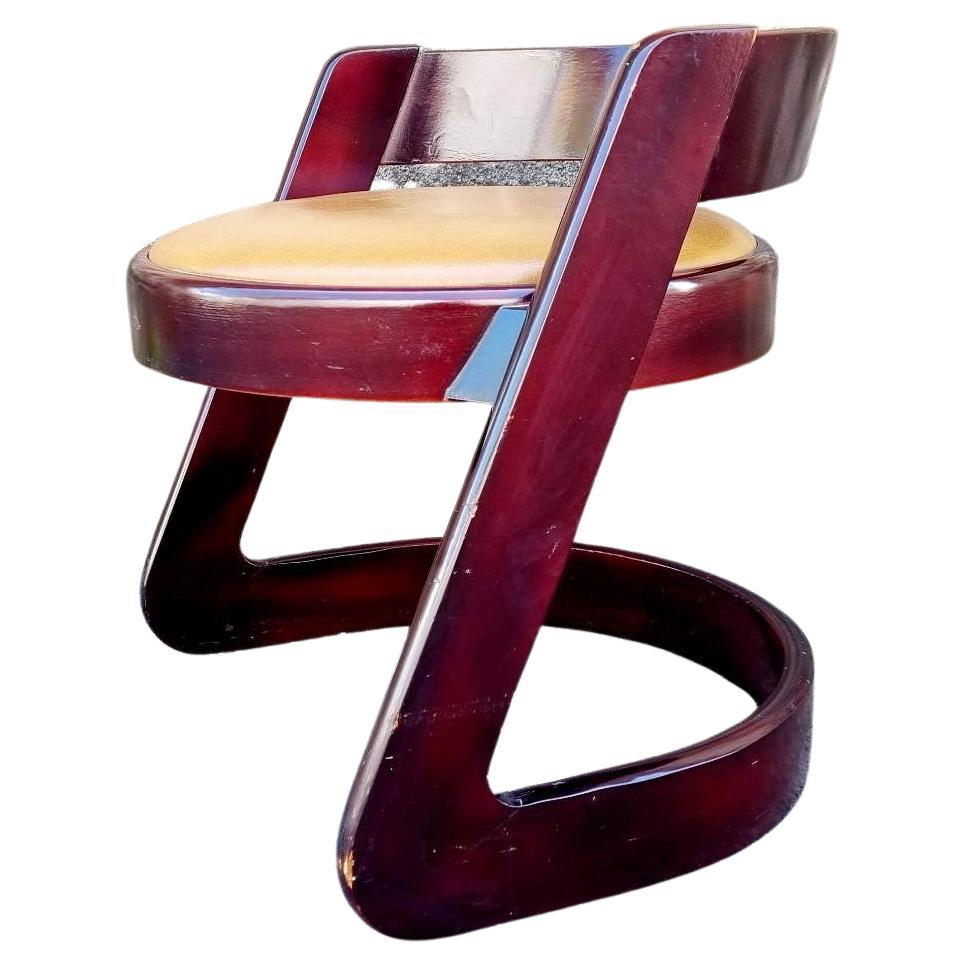 Rare Midcentury Stool by Willy Rizzo for Mario Sabot, Italy 70s For Sale