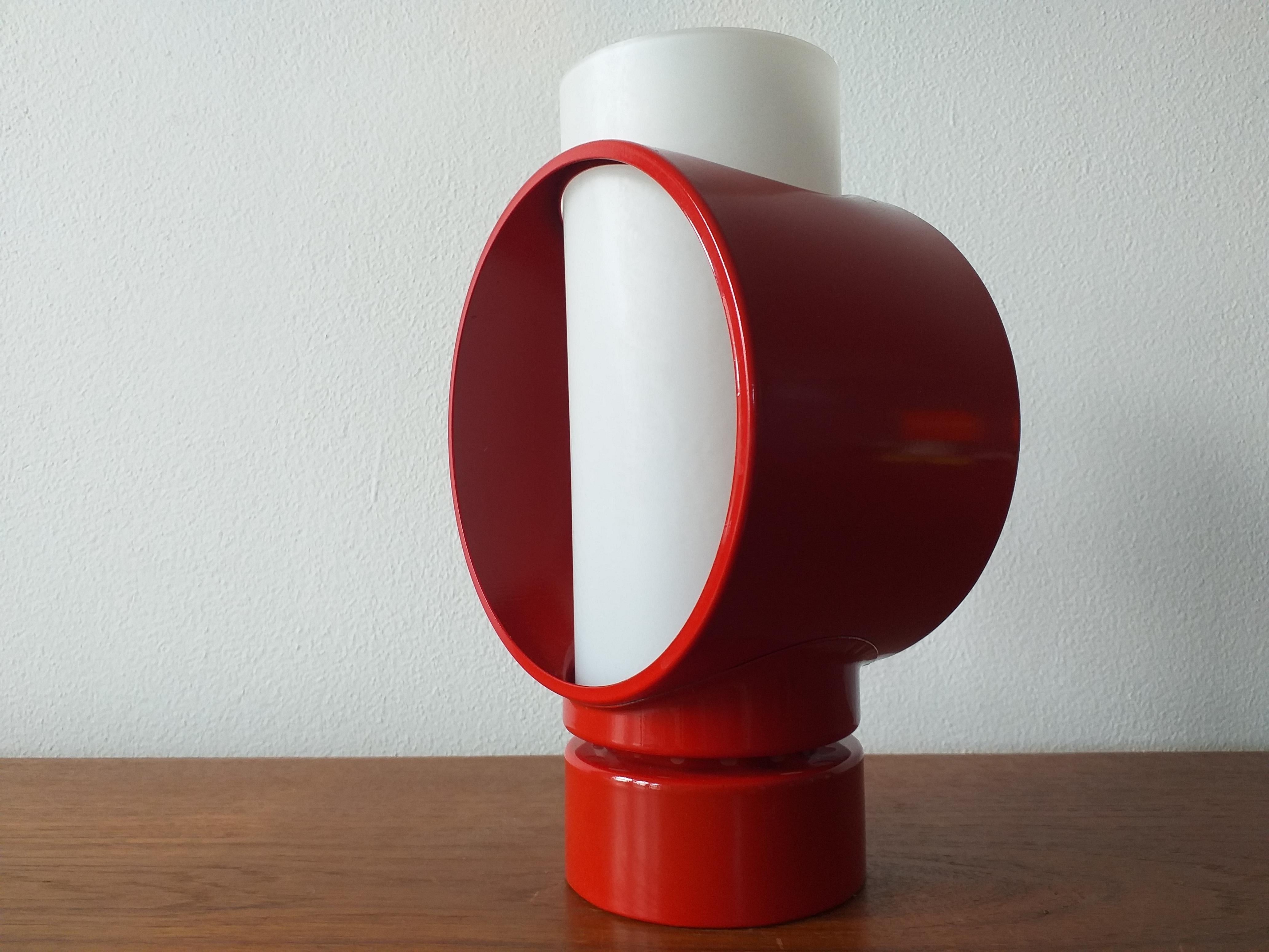 Rare Midcentury Table Lamp Dahlmann, Germany, Space Age, 1970s In Good Condition In Praha, CZ
