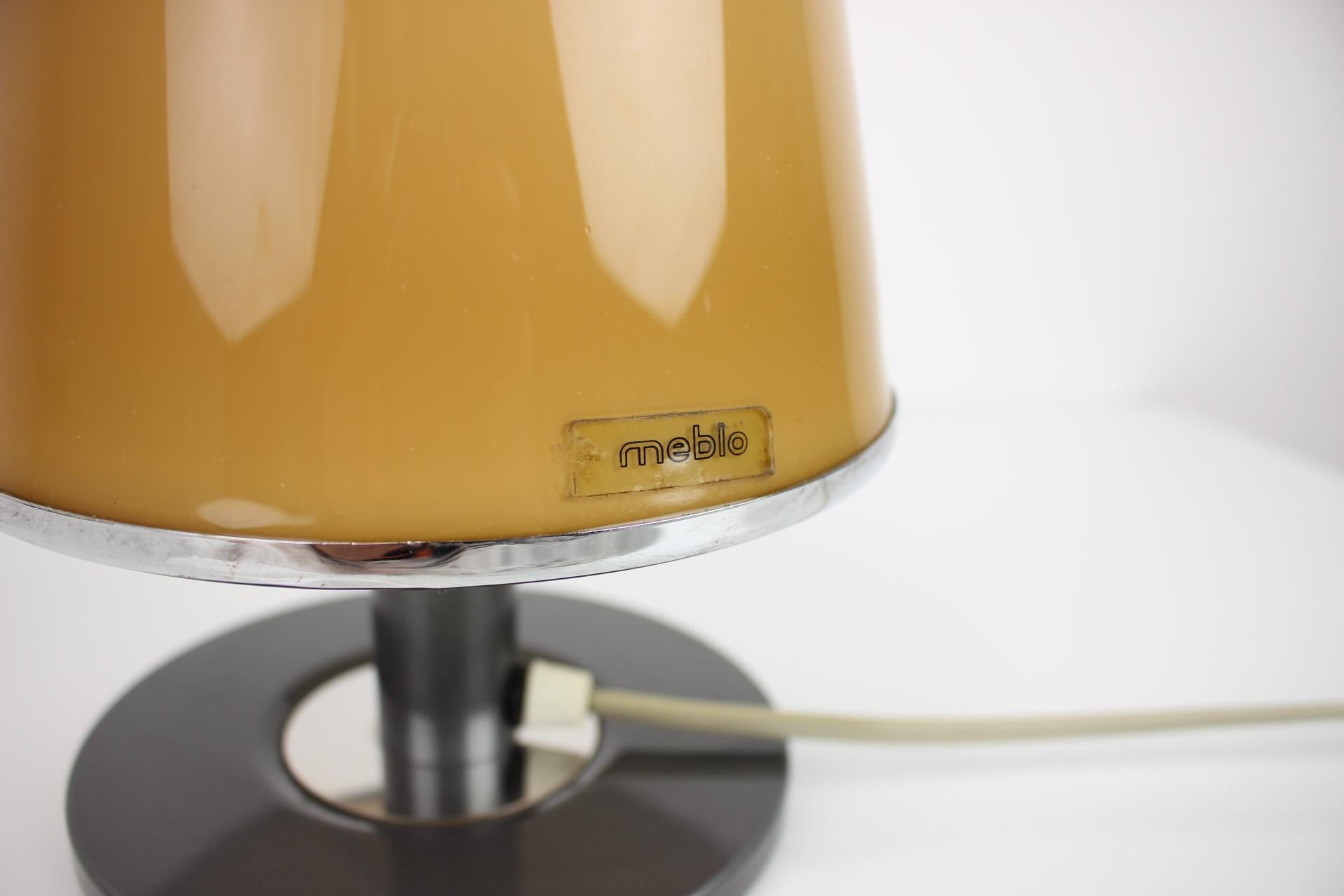 Rare Mid-Century Table Lamp Kuala, Meblo by Franco Bresciani, Italy, 1970s In Good Condition In Praha, CZ