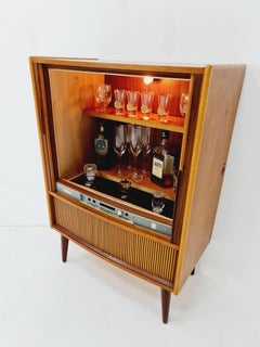 Rare Mid century teak German bar/ sideboard, BY Philips  1960s