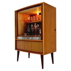 Vintage Rare Mid century teak German bar/ sideboard, BY Philips  1960s