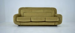 Rare Mid Century Three-Seat Sofa Italy , 1970s