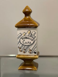 Rare Mid-Century Tobacco Cigarette Vice Stash Jar by Raymor