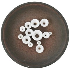 Rare Midcentury Wall Decoration Ceramic Plate, Signed Szücs, 1970s