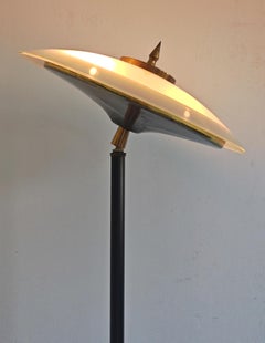 Rare Mid Century Wall Floor Lamp attr. to Pietro Chiesa for Fontana Arte, Italy