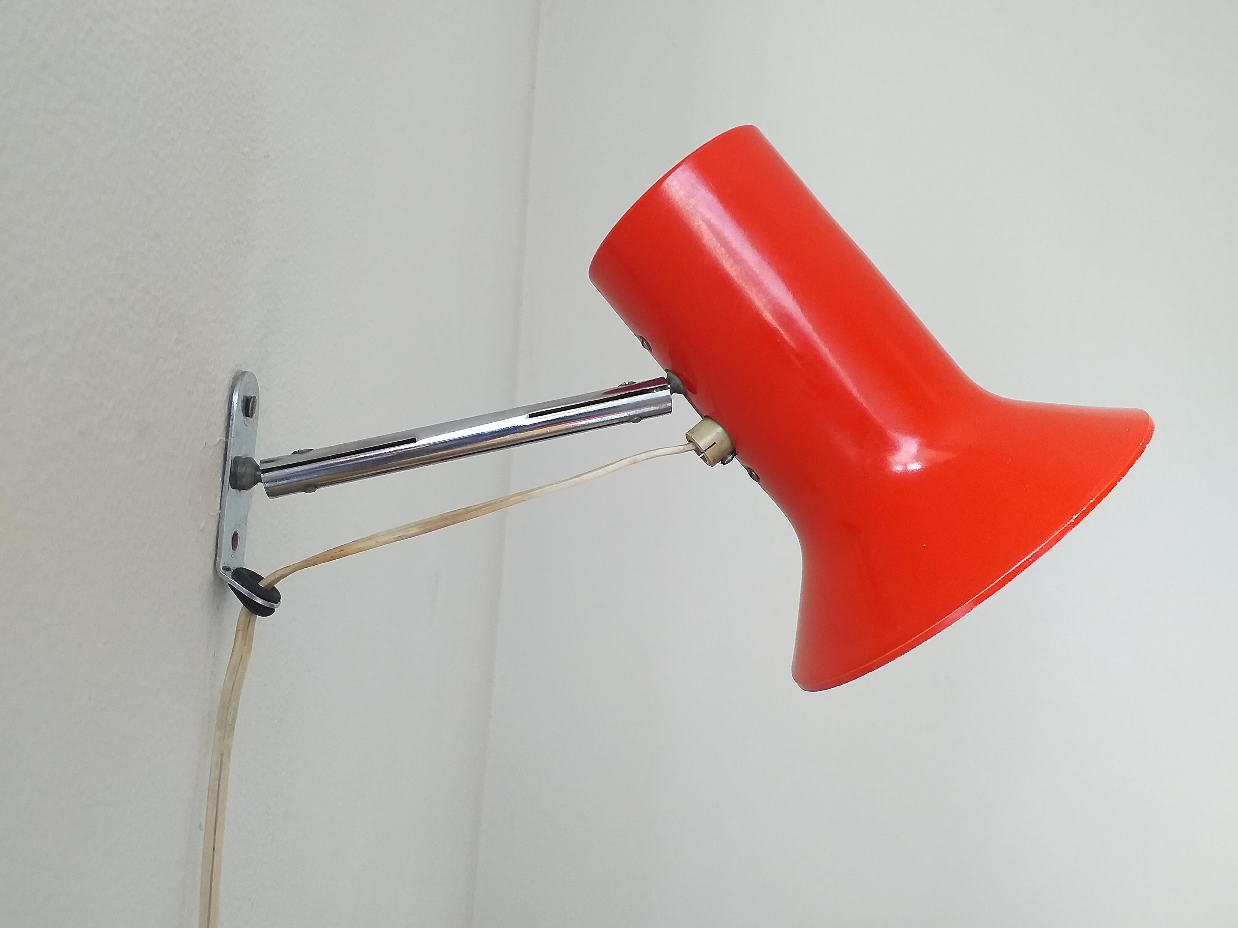 Rare Midcentury Wall Lamp Napako, Designed by Josef Hurka, 1960s In Good Condition For Sale In Praha, CZ