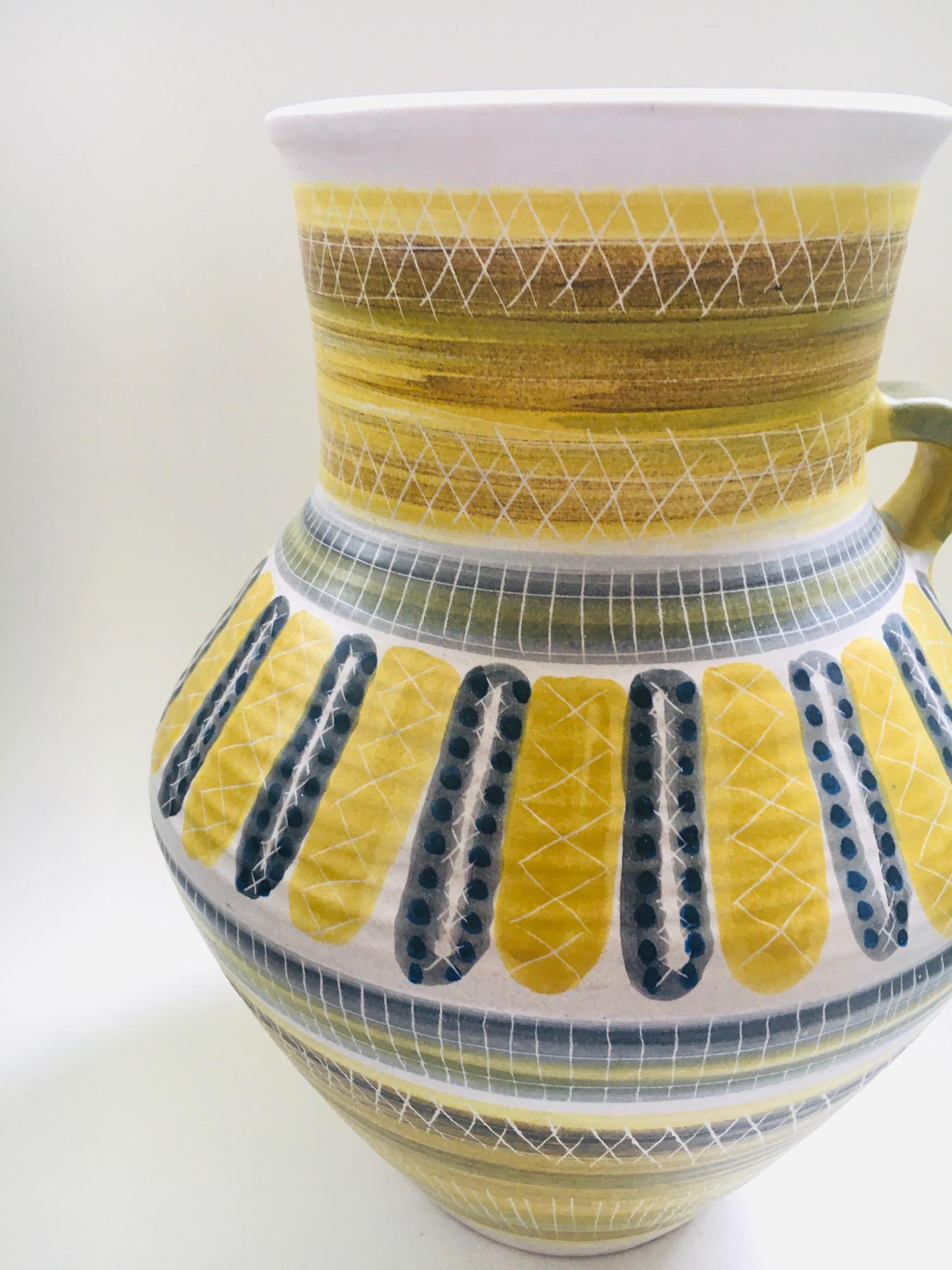 Seltene Midcentury Art Pottery Studio Vase von Marcel Guillot, Frankreich 1950er Jahre im Angebot 5