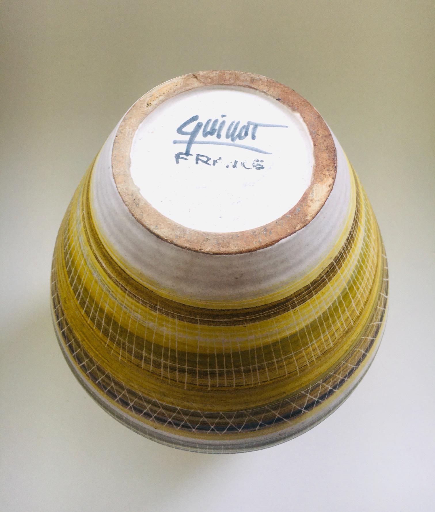 Raro vaso di Studio A di Marcel Guillot, Francia, anni '50, del Medioevo in vendita 9