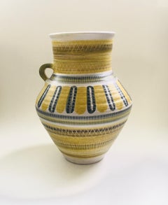 Rare Midcentury Art Pottery Studio Vase by Marcel Guillot, France 1950's