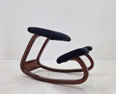 Seltener ausziehbarer Kniestuhl aus der Mitte des Jahrhunderts, Peter Opsvik, Norwegen, 1980er Jahre