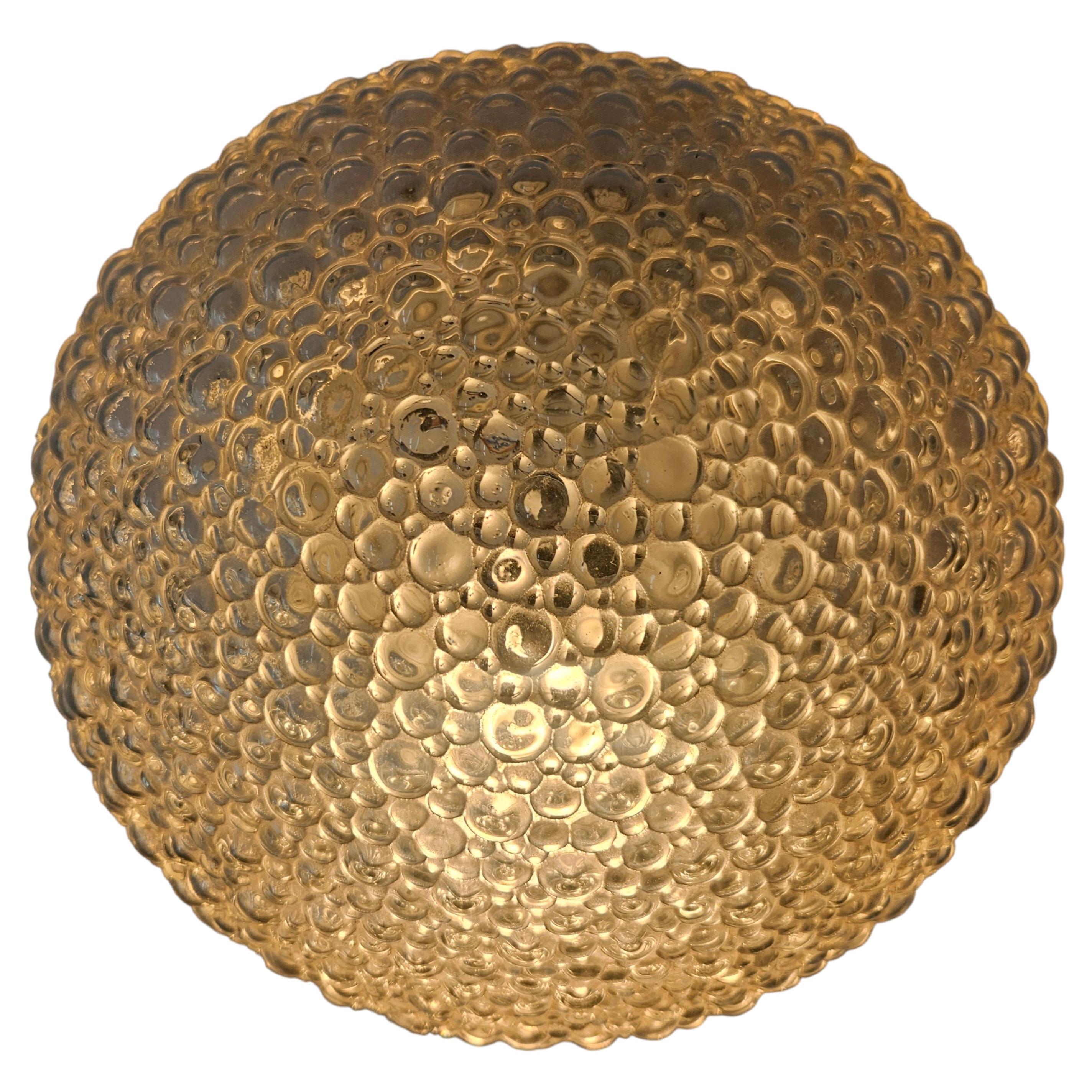 Rare Midcentury Bubble Flush Mount Limburg, Germany, 1970s