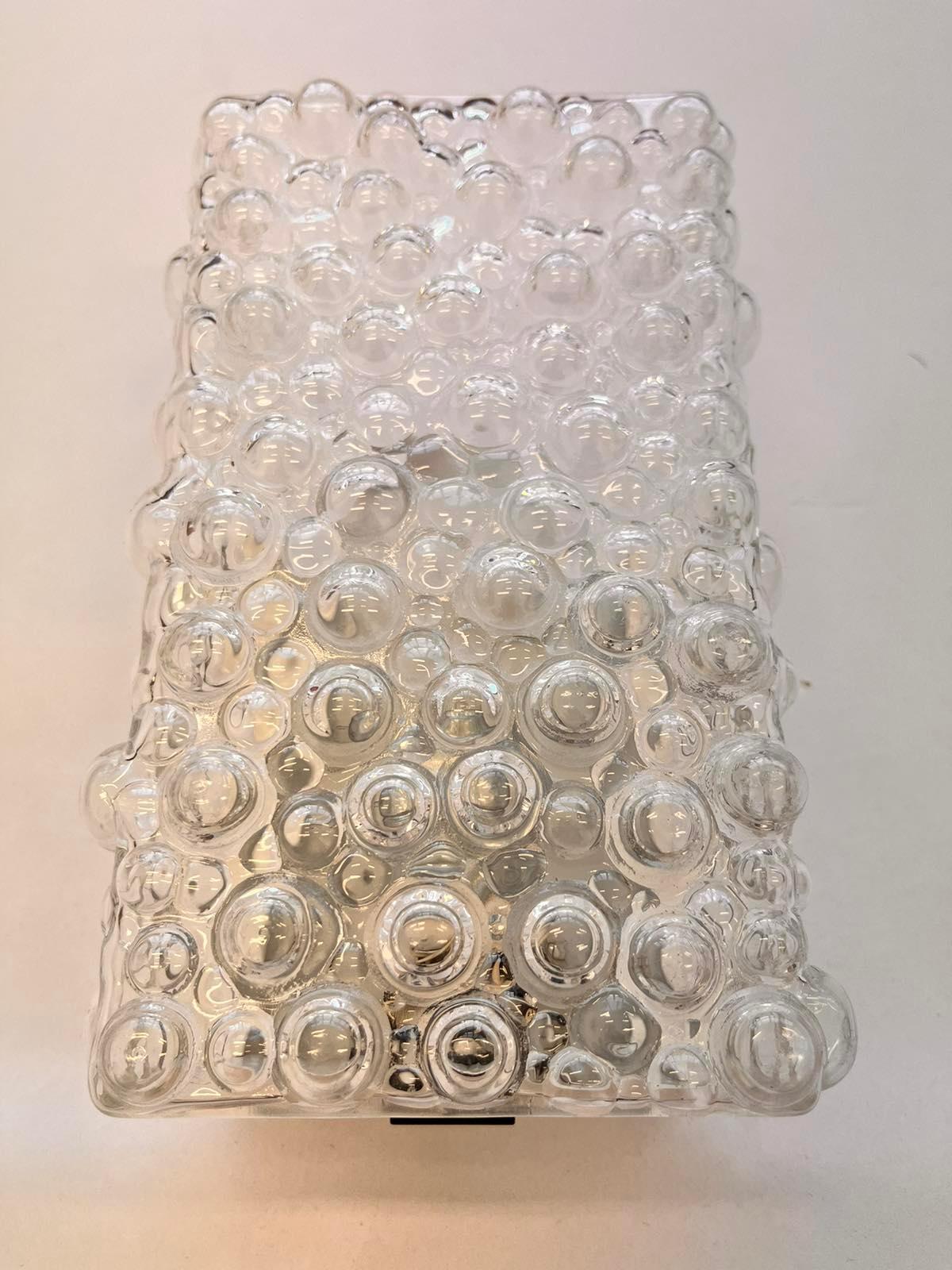 Rare MIdcentury Bubble Wall Lamp, Germany, 1970s In Good Condition For Sale In Praha, CZ