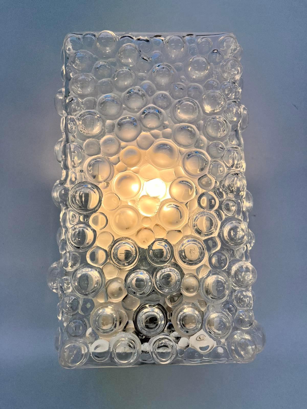 Late 20th Century Rare MIdcentury Bubble Wall Lamp, Germany, 1970s For Sale