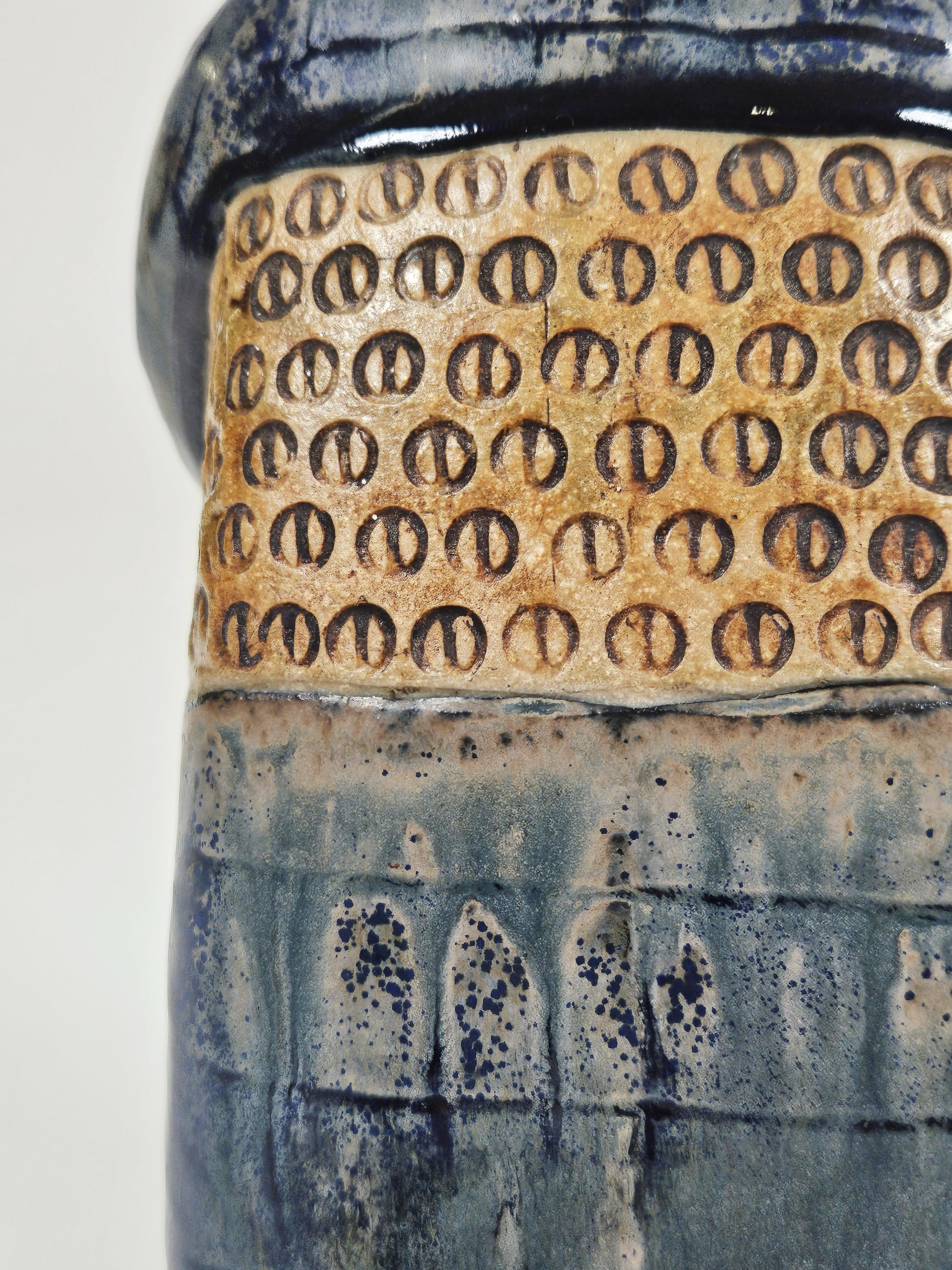 Rare midcentury ceramic 'Japanskan' by Lisa Larson, Gustavsberg, Sweden For Sale 1