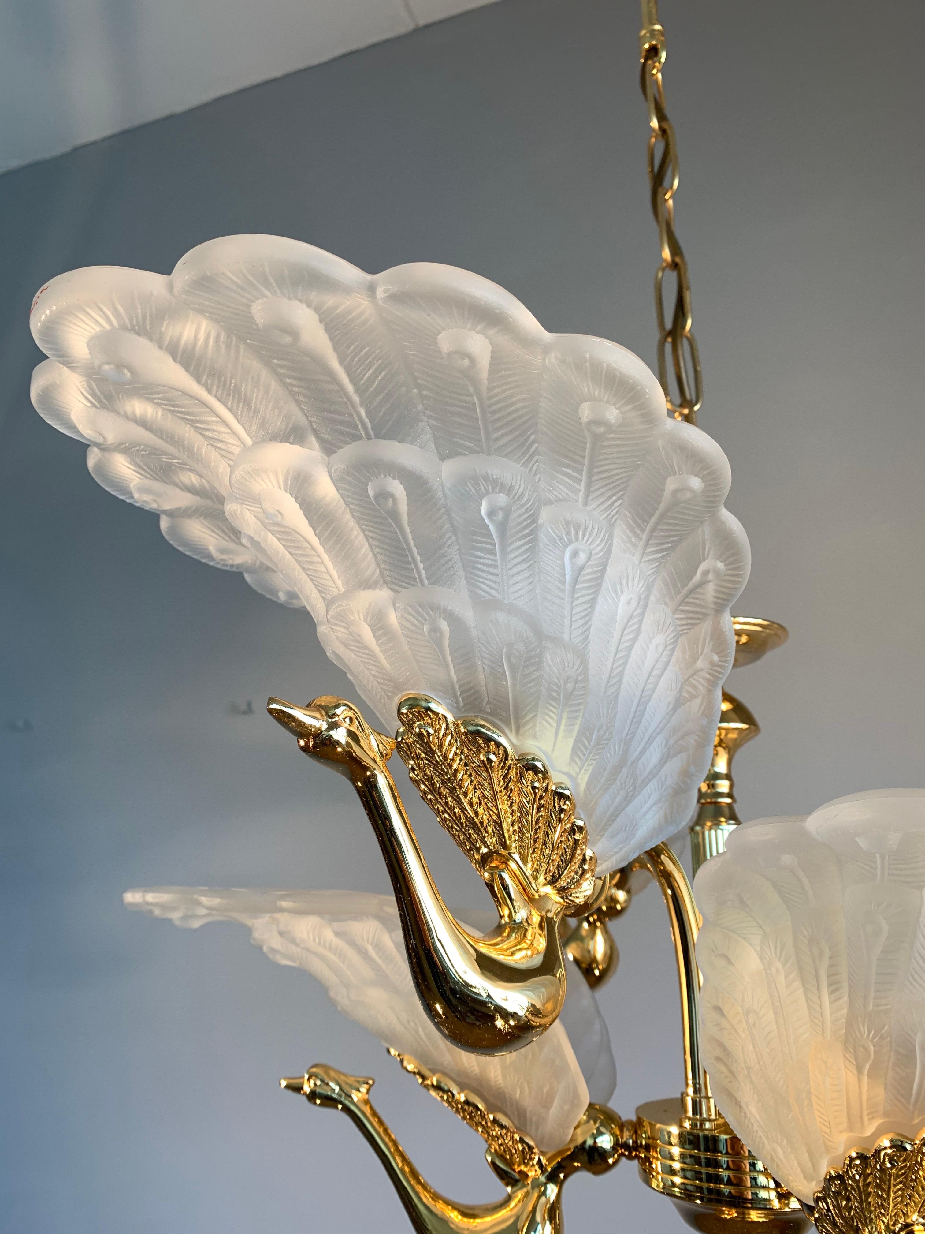 peacock chandelier ceiling lamp