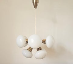 Seltener Kronleuchter Sputnik aus der Mitte des Jahrhunderts, Kamenicky Senov, 1970er Jahre