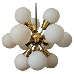 Rare Midcentury Chandelier Sputnik, Kamenicky Senov, 1970s