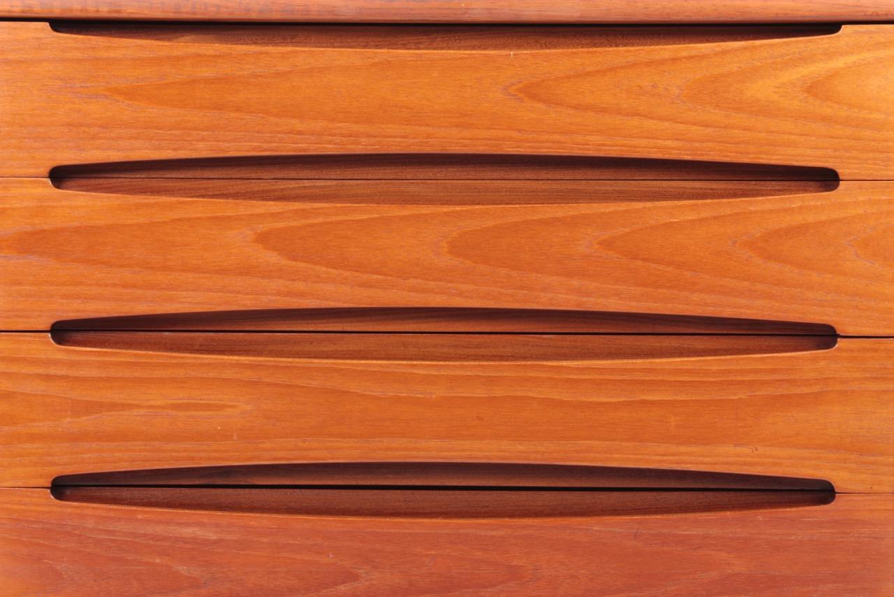 Chest of drawers in teak, designed and made by Skovby in Denmark. Great original condition.