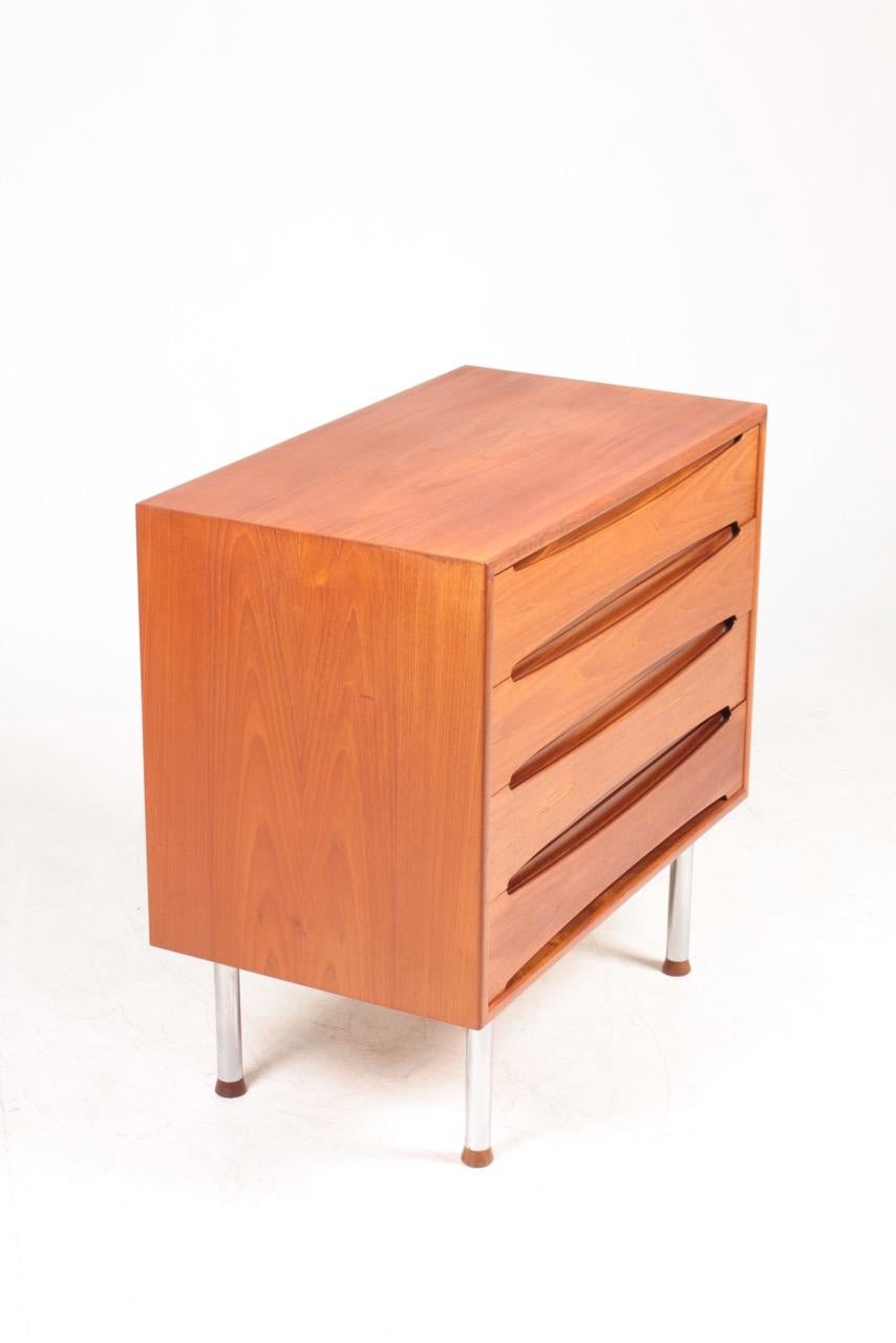 Danish Rare Midcentury Chest of Drawers in Teak by Skovby, 1960s