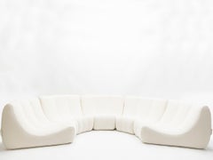 Rare Midcentury Circle Sofa by Michel Ducaroy Model Gilda, 1972