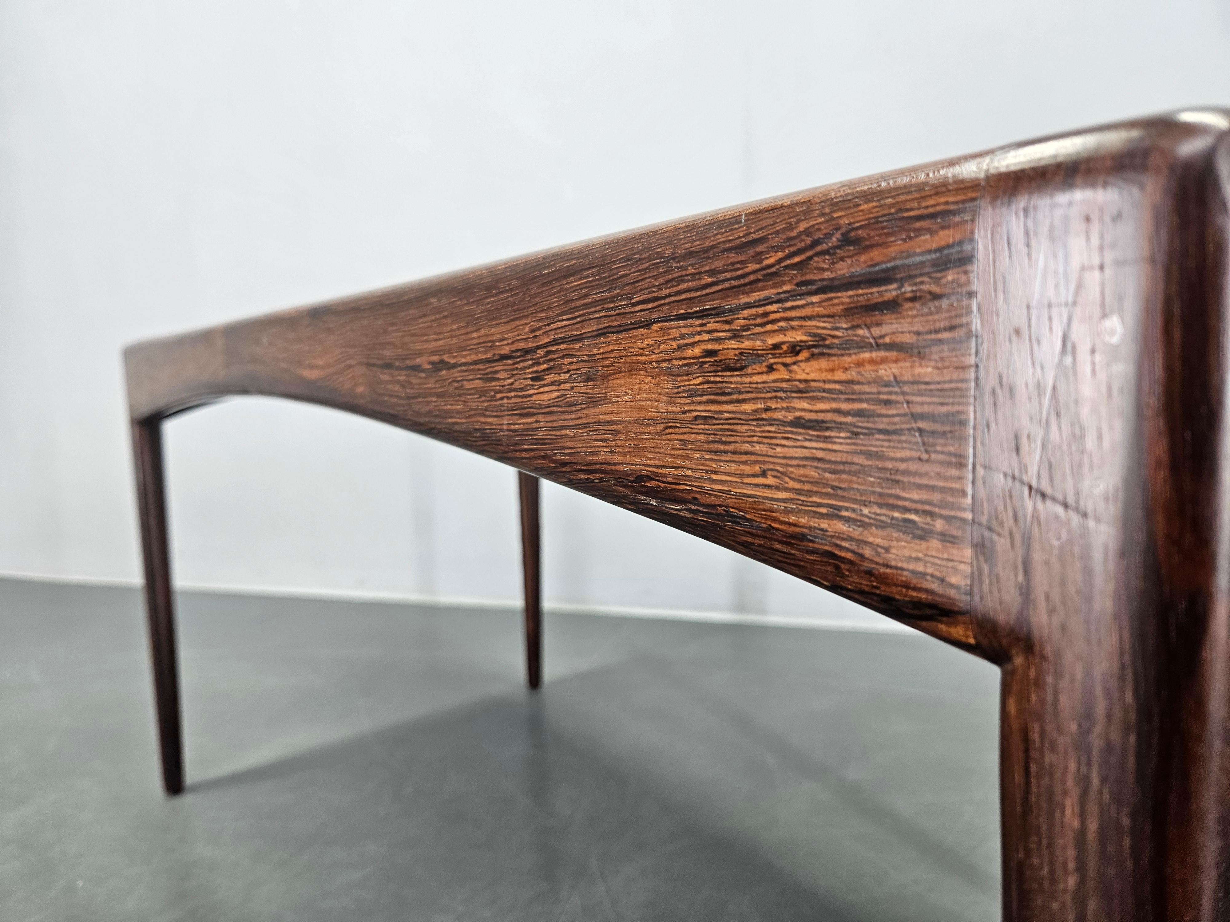 Rare Midcentury Coffee Table Søren Willadsen, Kristian Vedel, Denmark, 1960s For Sale 6