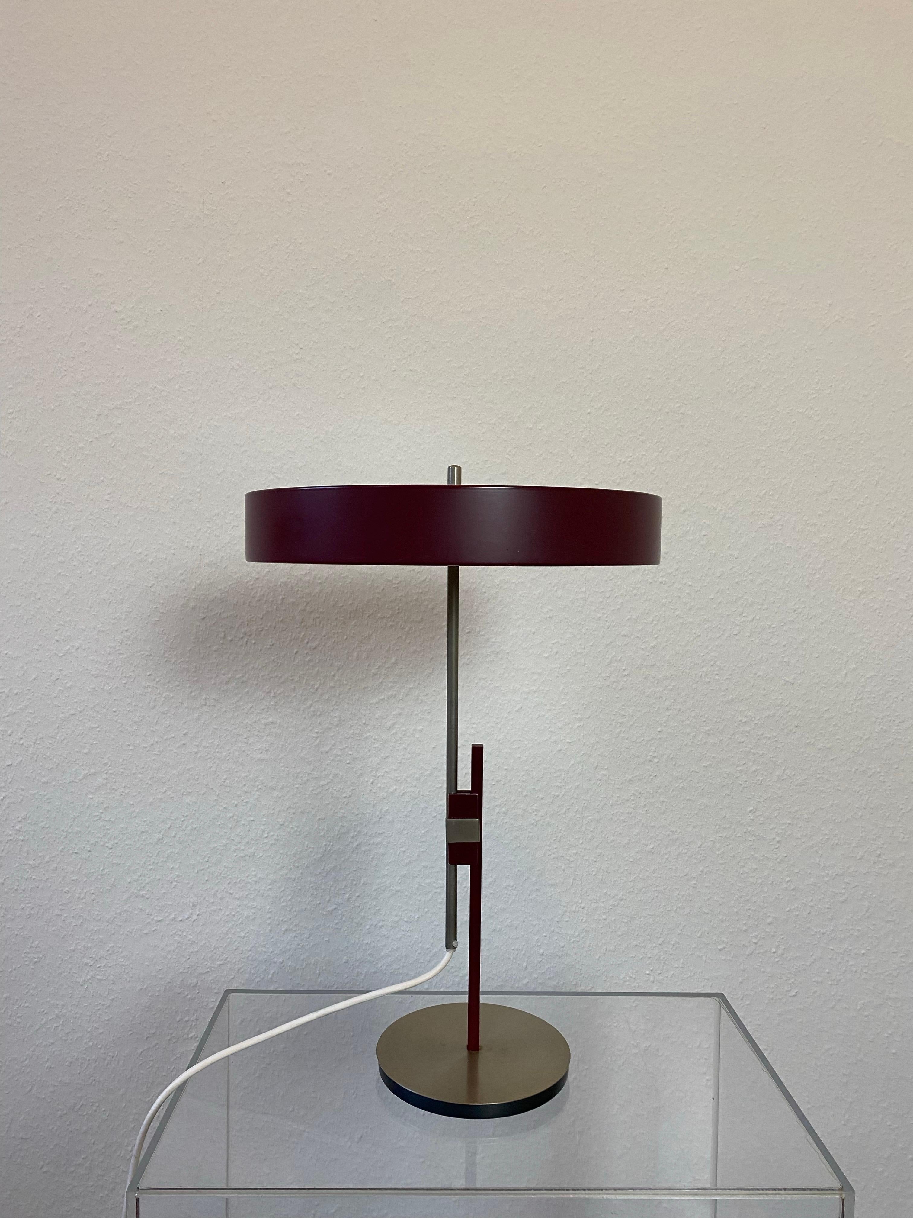 Seltene Mid-Century-Schreibtischleuchte, Modell 6886, Präsident für Kaiser 60er Jahre, Deutschland im Angebot 3