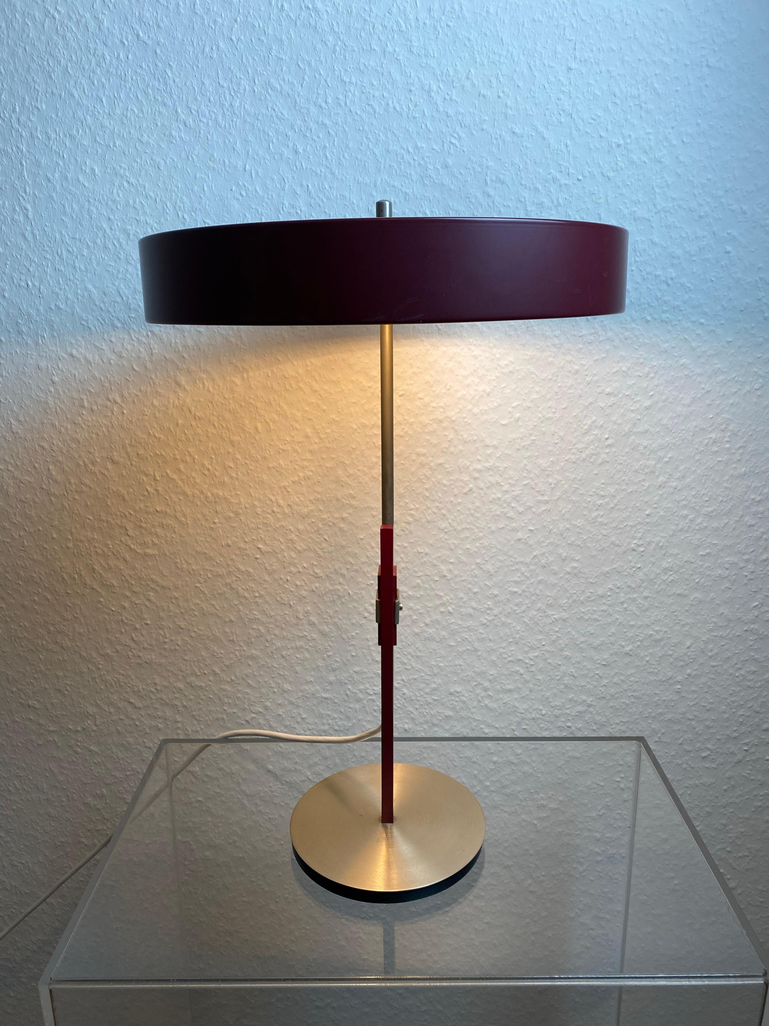 Seltene Mid-Century-Schreibtischleuchte, Modell 6886, Präsident für Kaiser 60er Jahre, Deutschland im Angebot 10