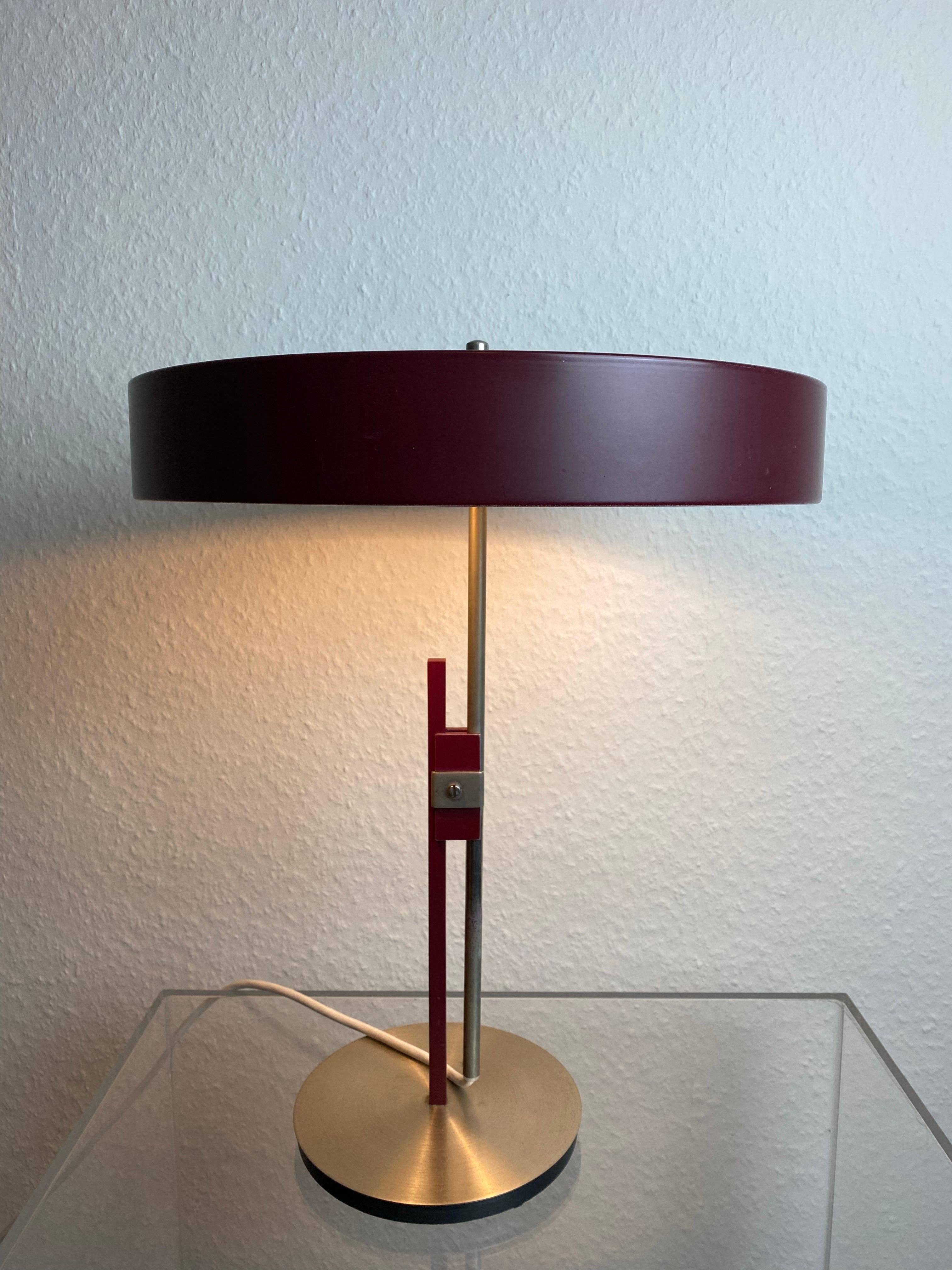Seltene Mid-Century-Schreibtischleuchte, Modell 6886, Präsident für Kaiser 60er Jahre, Deutschland im Angebot 11