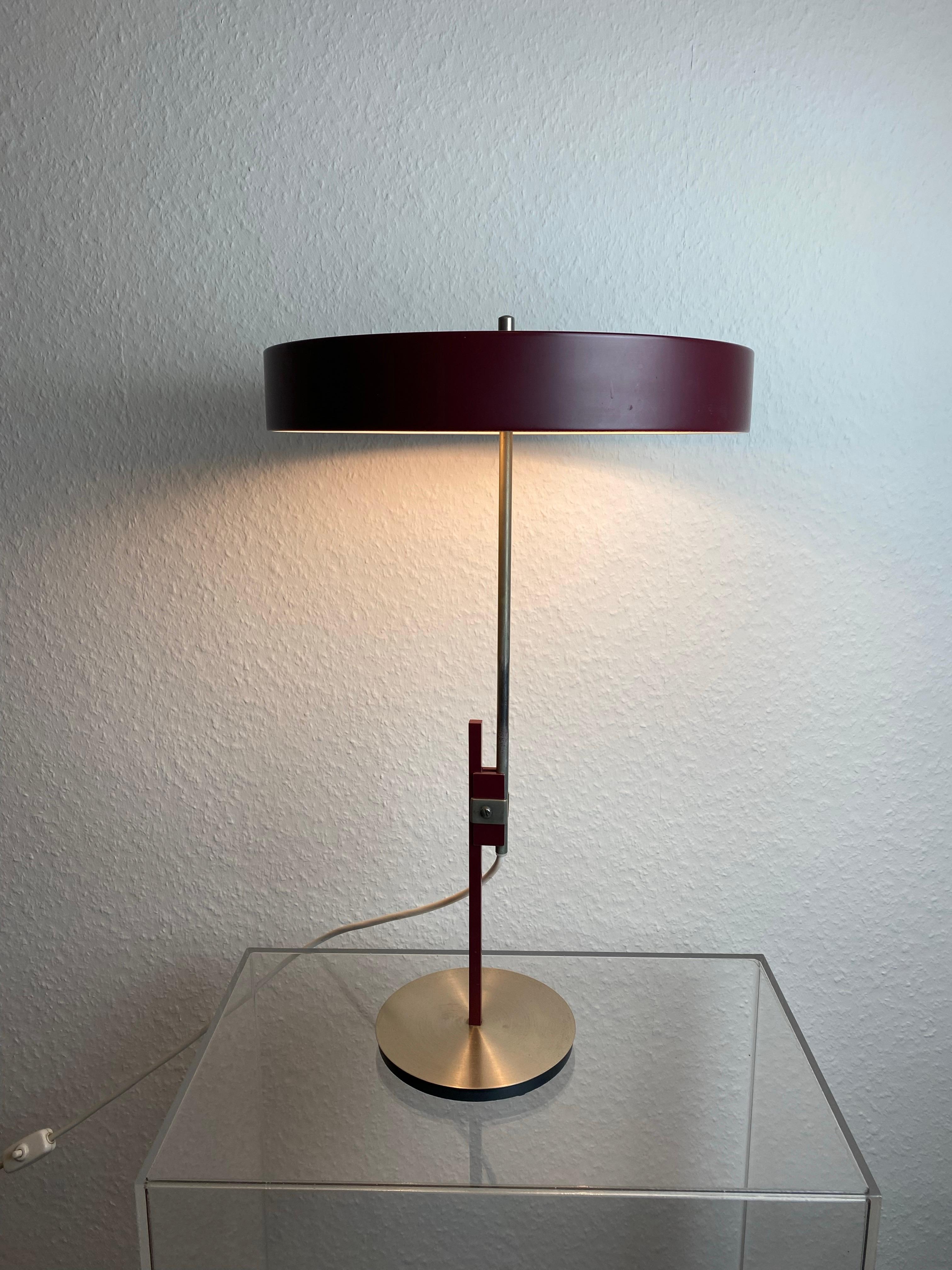 Seltene Mid-Century-Schreibtischleuchte, Modell 6886, Präsident für Kaiser 60er Jahre, Deutschland im Angebot 12