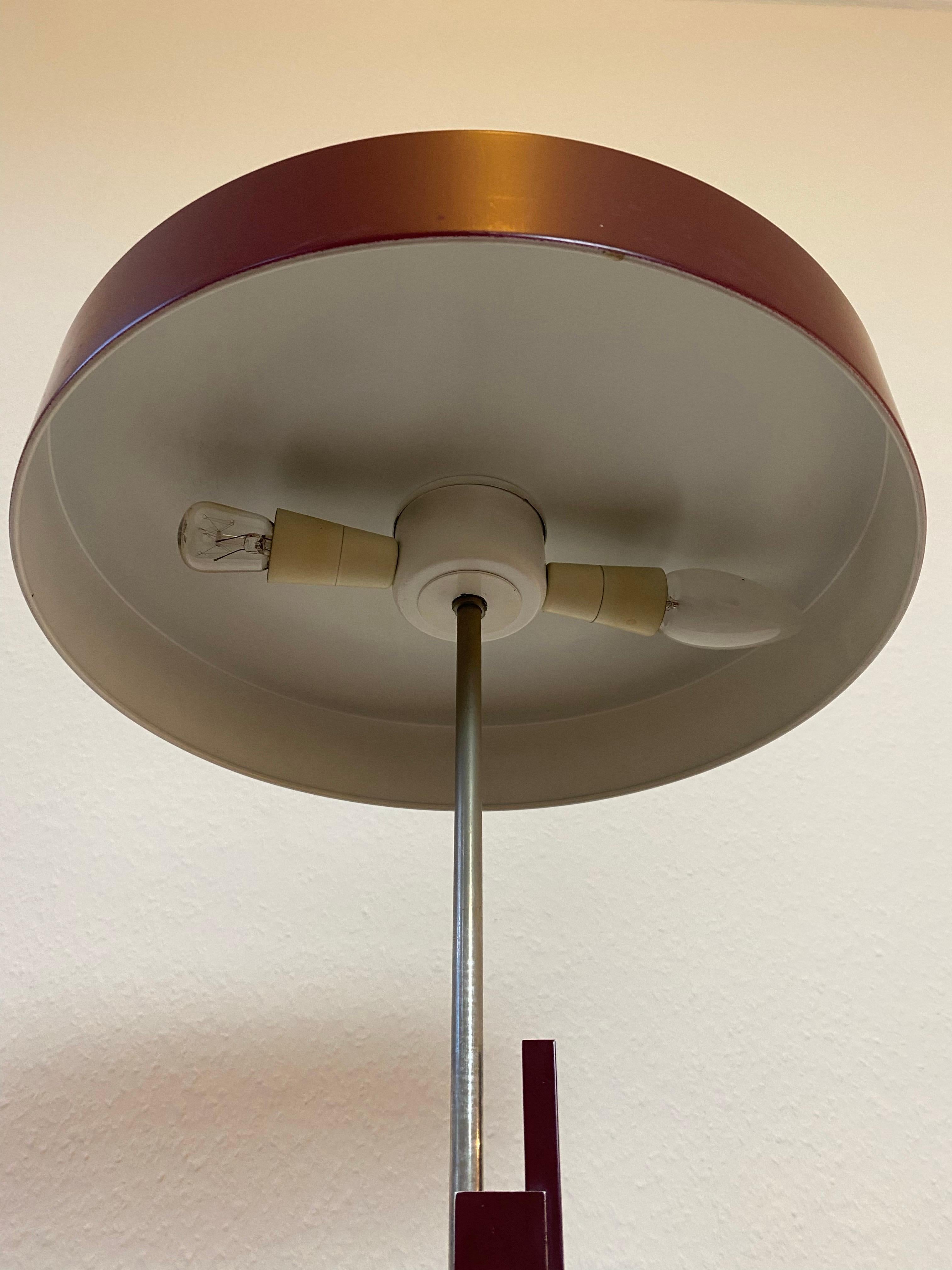 Seltene Mid-Century-Schreibtischleuchte, Modell 6886, Präsident für Kaiser 60er Jahre, Deutschland (Stahl) im Angebot