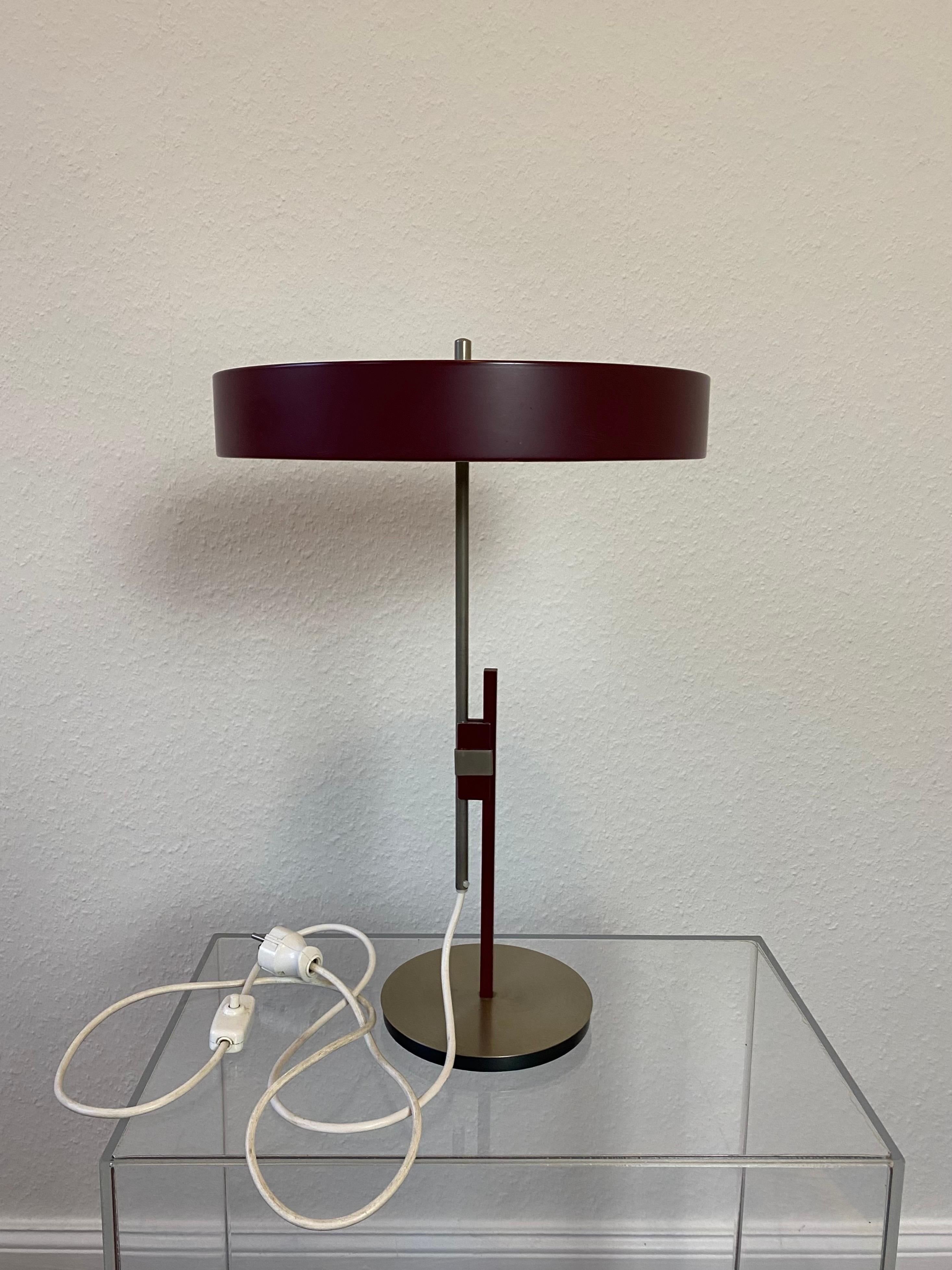 Seltene Mid-Century-Schreibtischleuchte, Modell 6886, Präsident für Kaiser 60er Jahre, Deutschland im Angebot 2