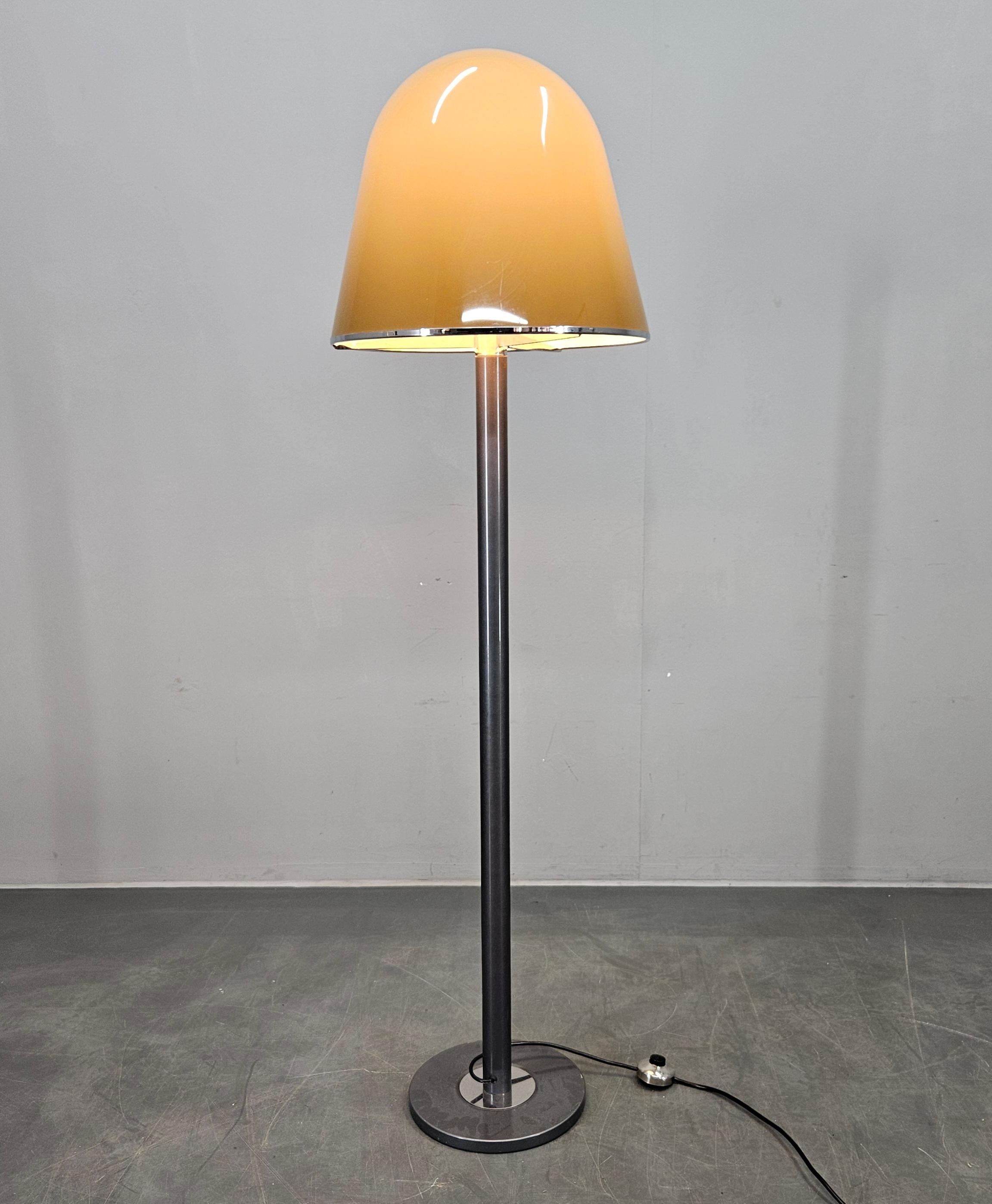Rara lámpara de pie de mediados de siglo KUALA para Meblo, Franco Bresciani, Italia, 1970 Moderno de mediados de siglo en venta